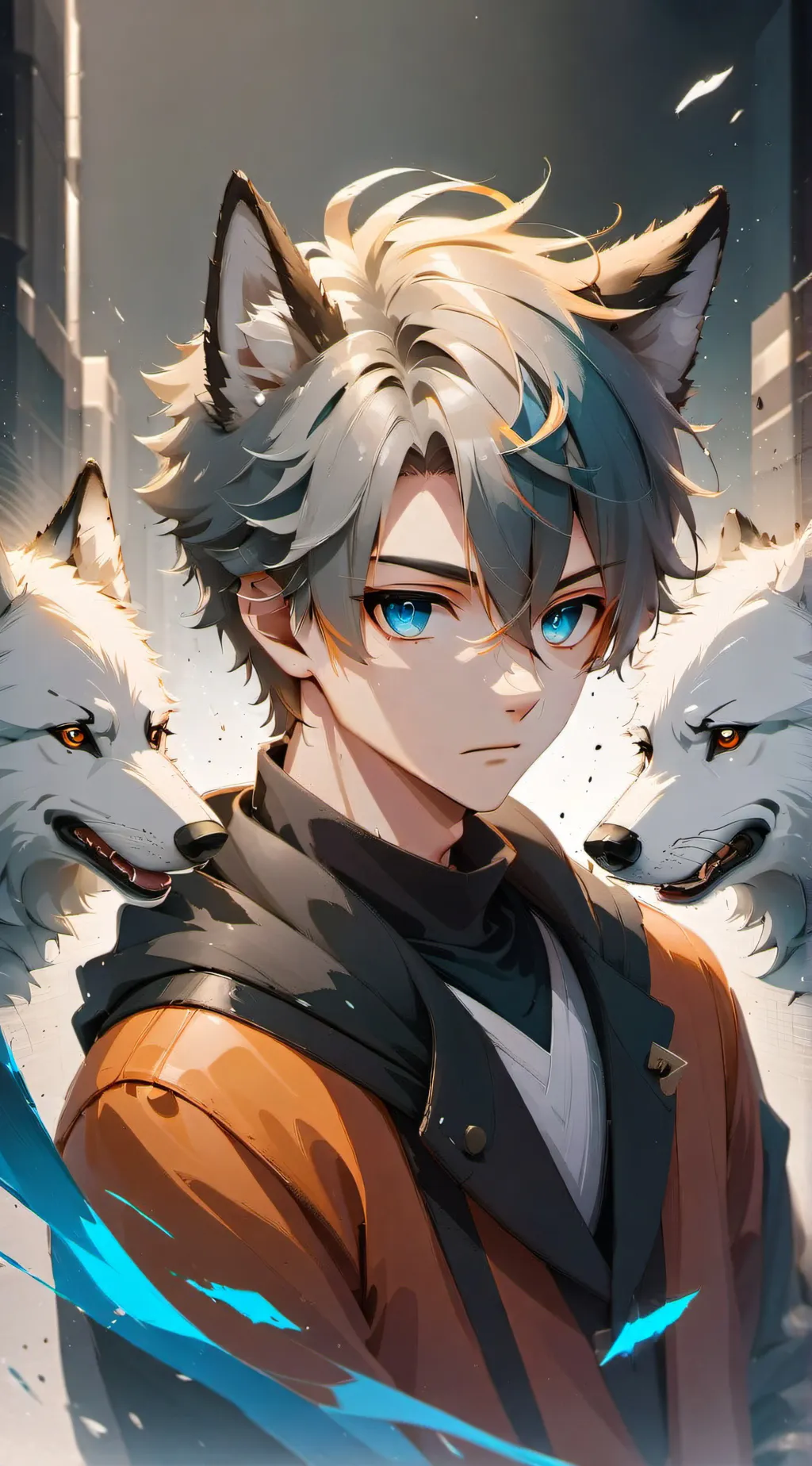 ai character: Zack  background