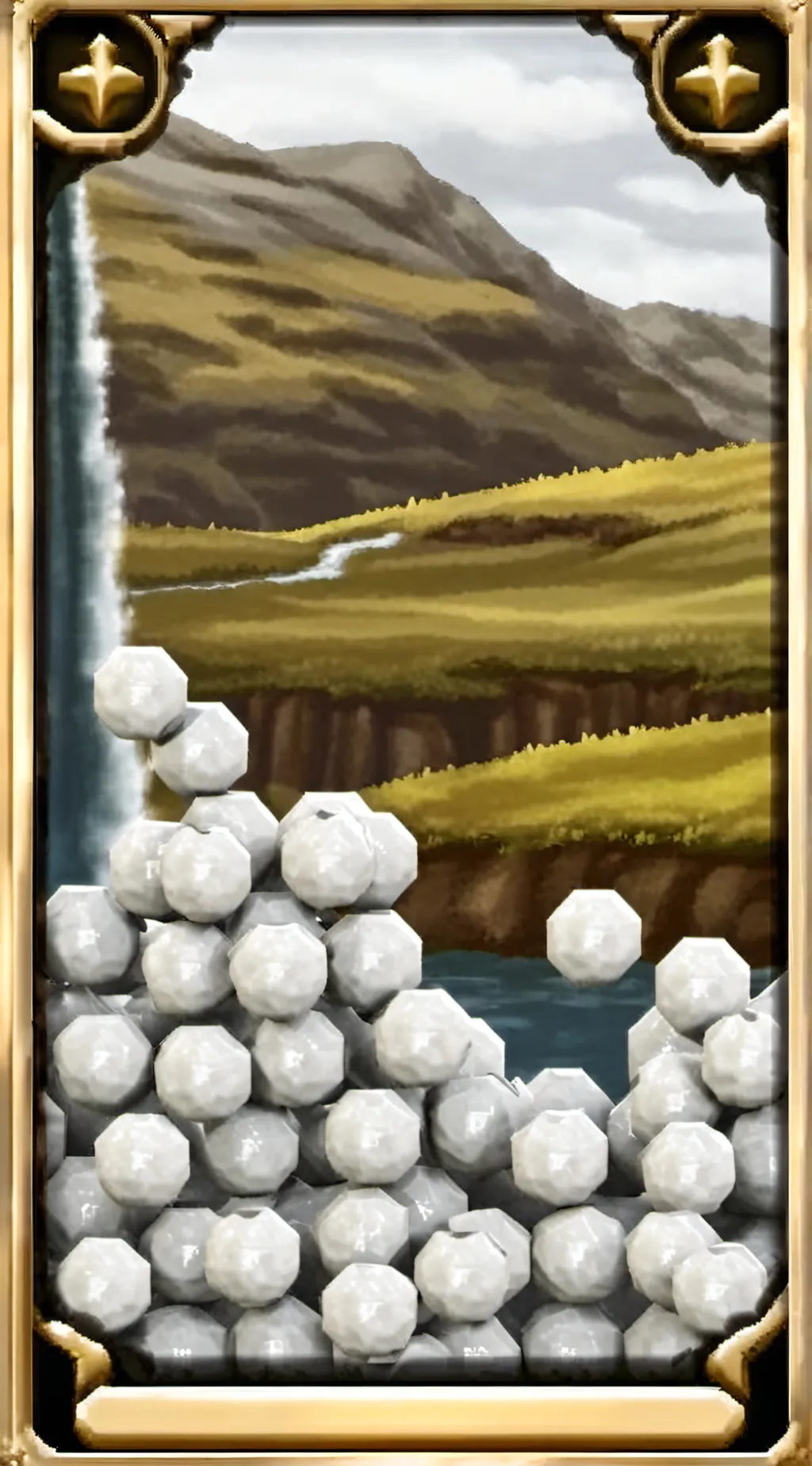 ai character: Mikan marble race  background