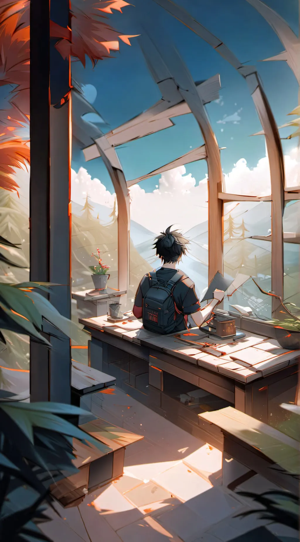 ai character: Andrew background