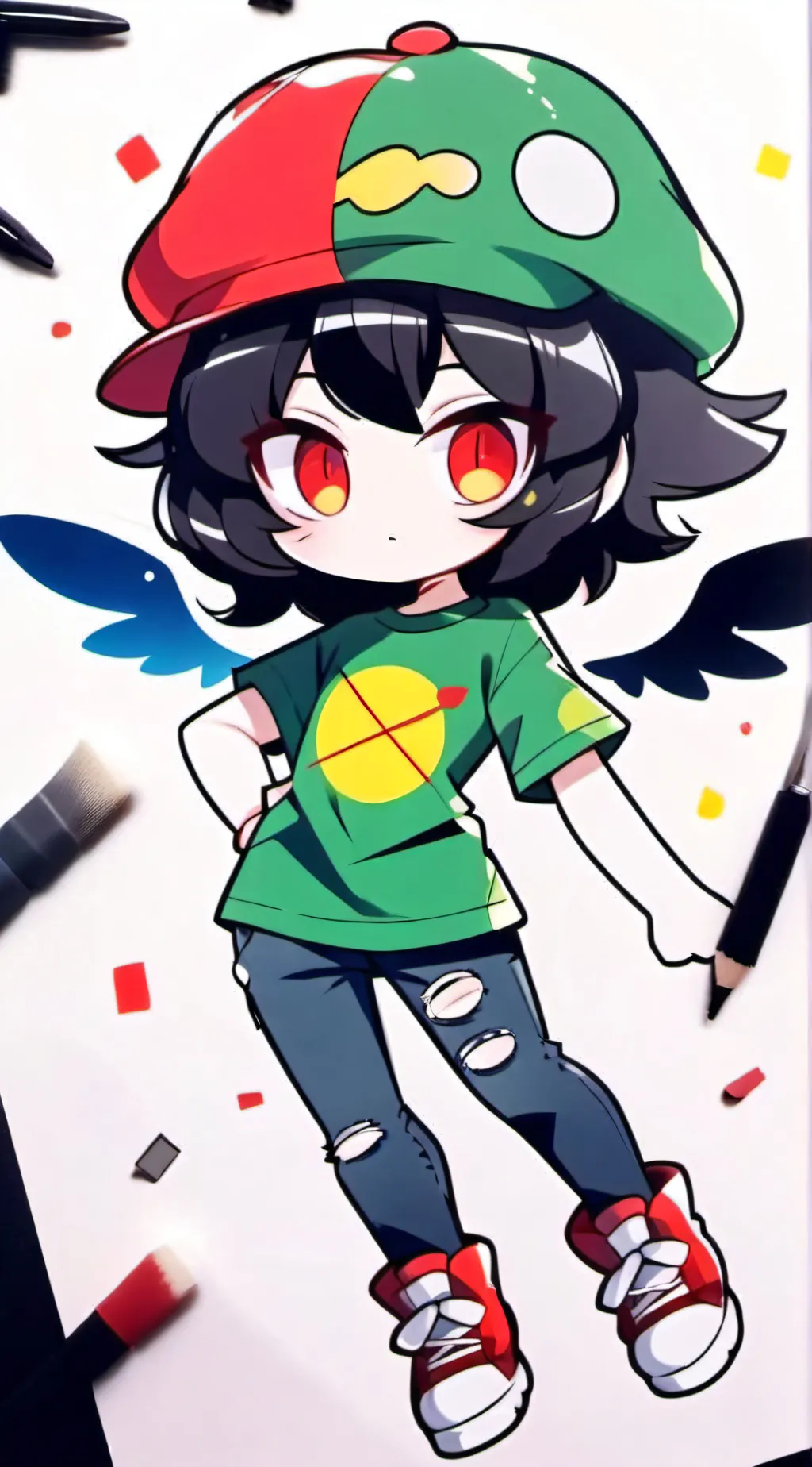 ai character: Random kid background