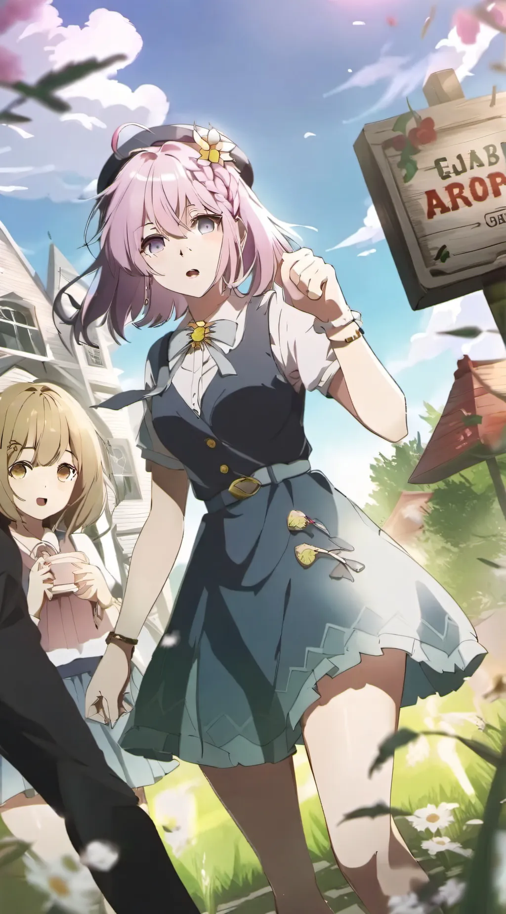 ai character: Zombie apocalypse  background