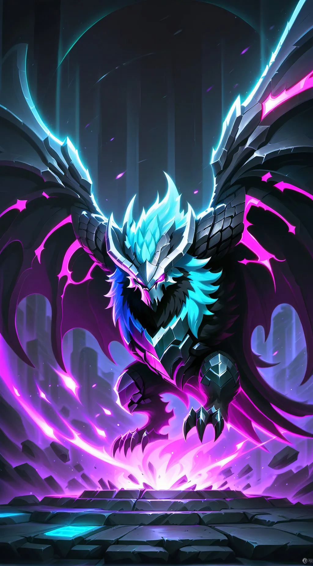 ai character: UA vs LOV battle background