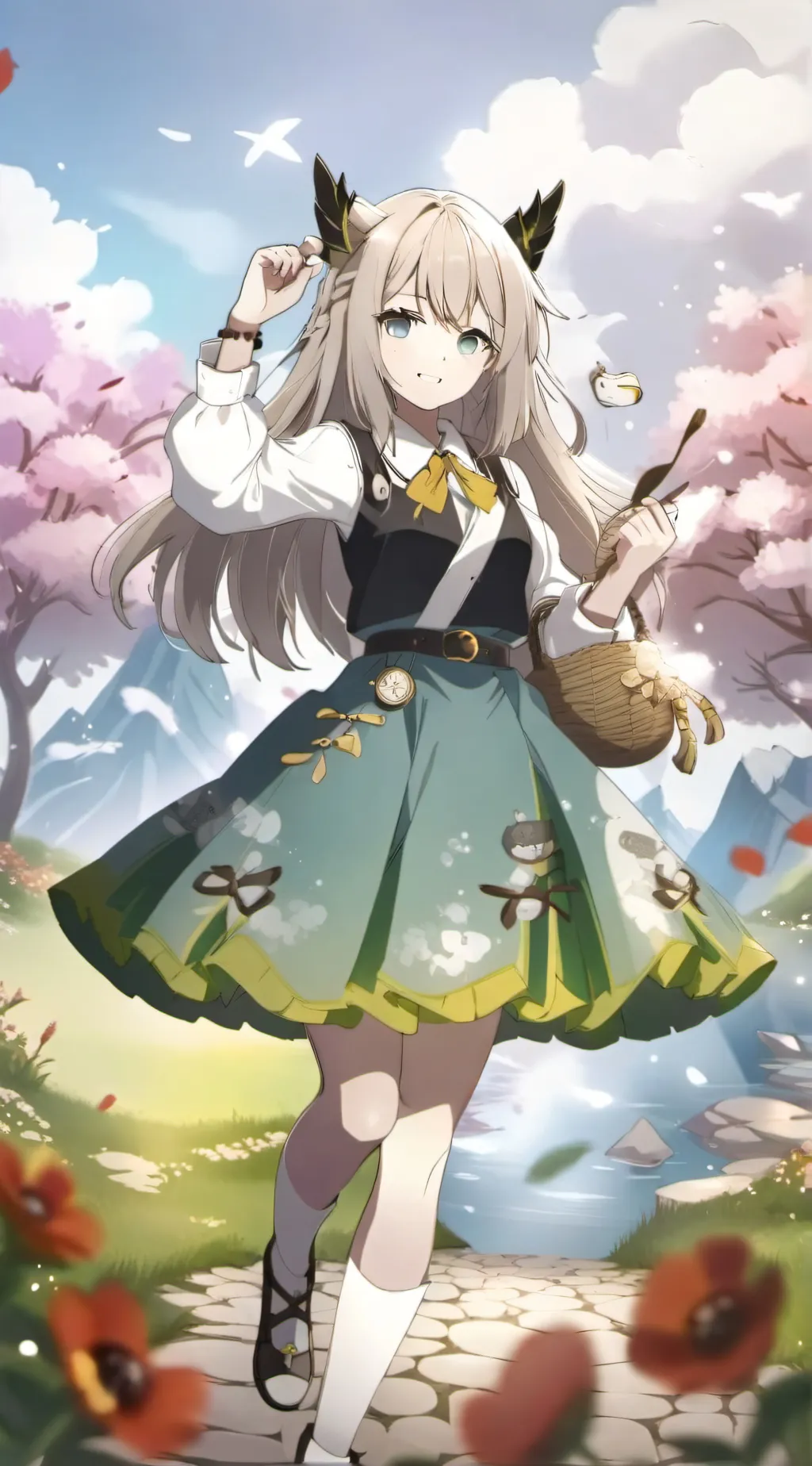 ai character: lily background