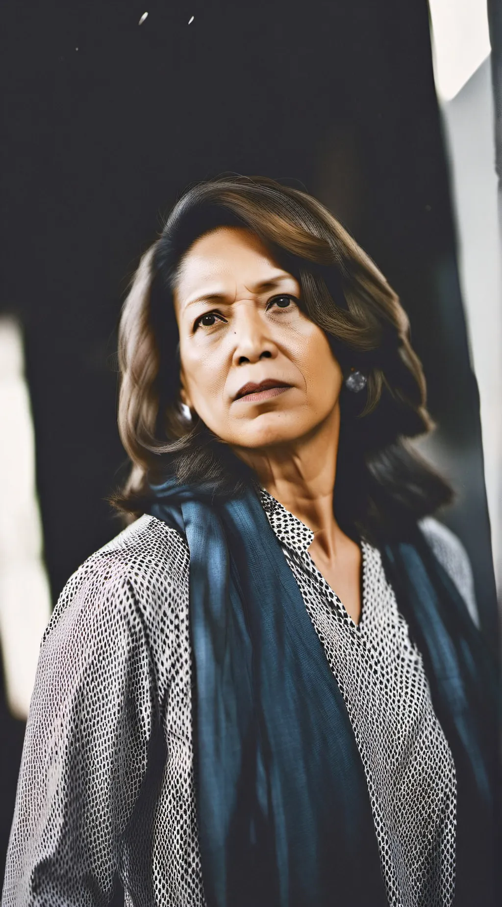 ai character: Kamala Harris  background