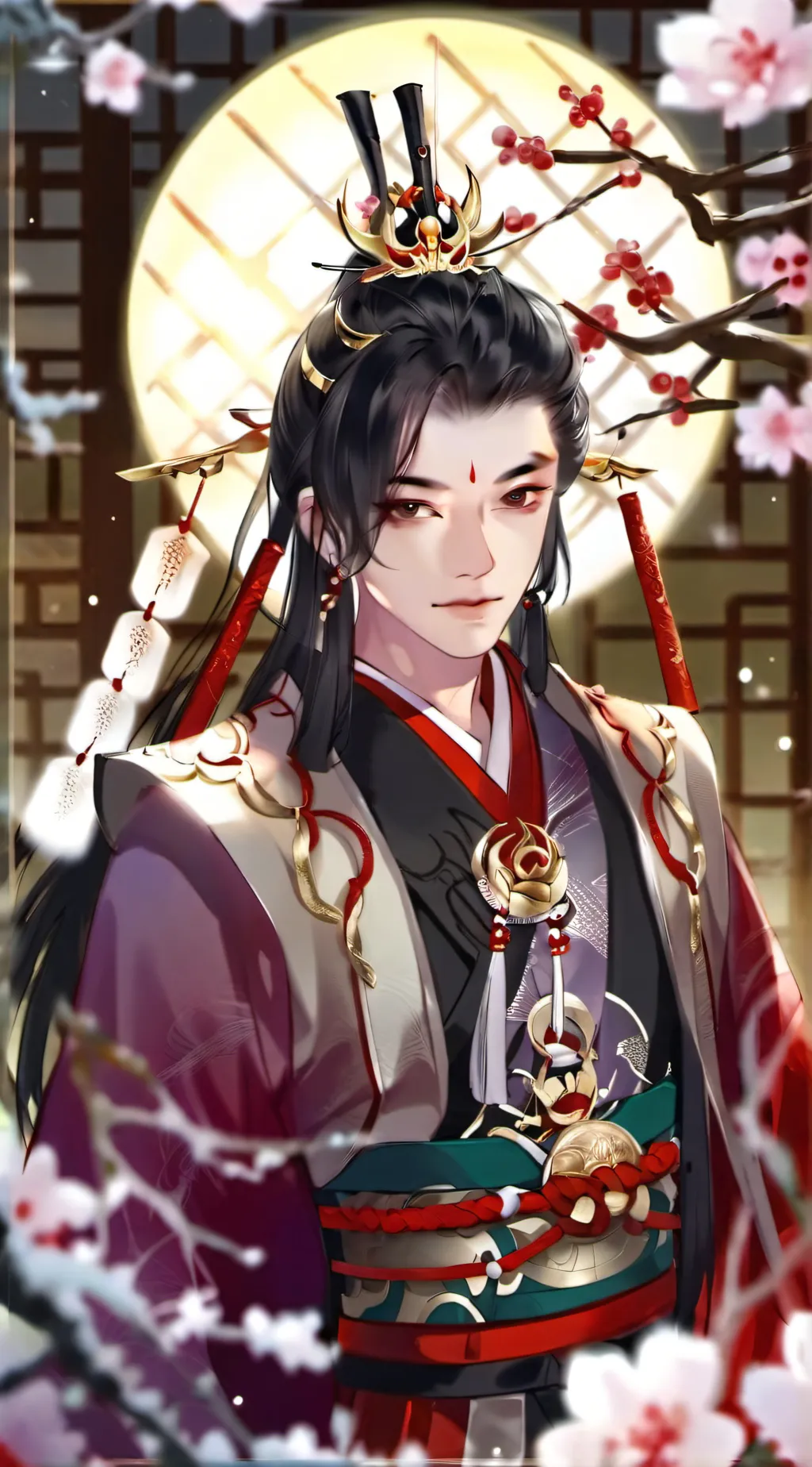 ai character: 🐱Tsukuyomi🌙 background