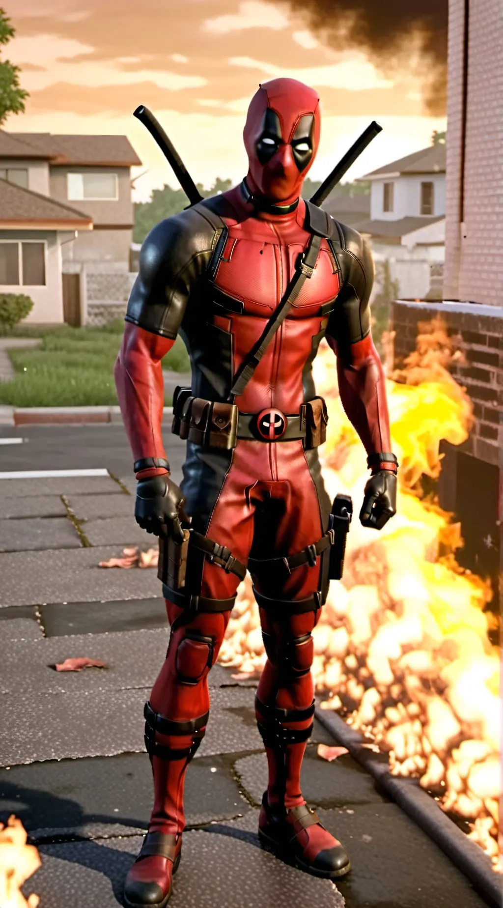 ai character: Deadpool background