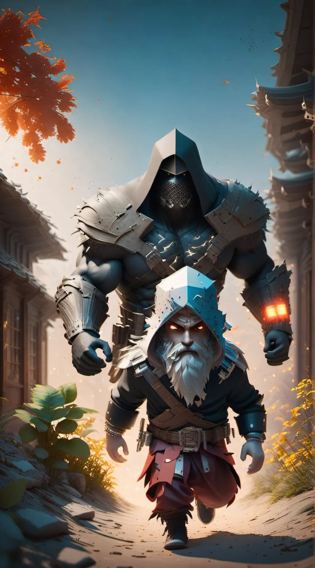 ai character: The rock background