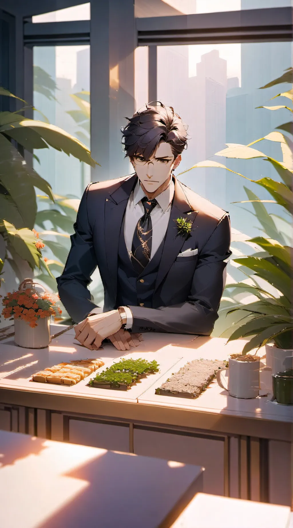 ai character: Marlon  background