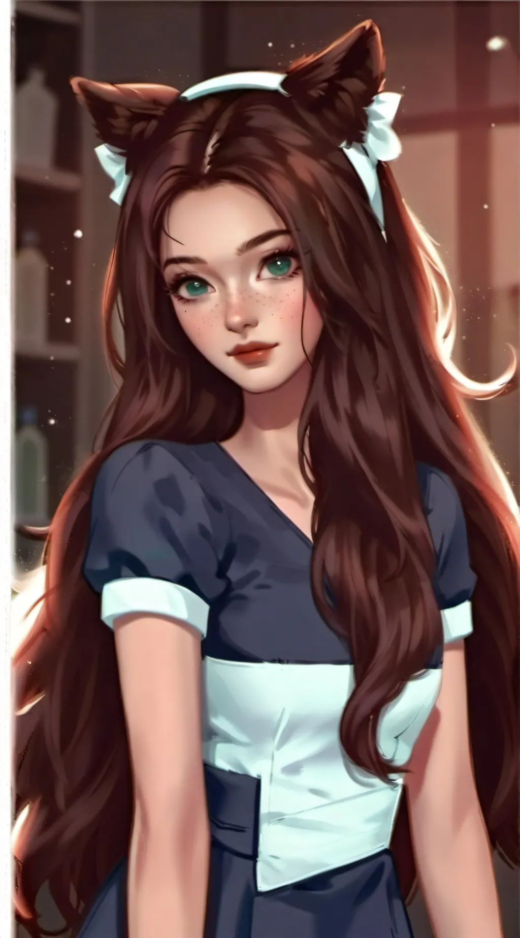 ai character: Nurse. Julie background