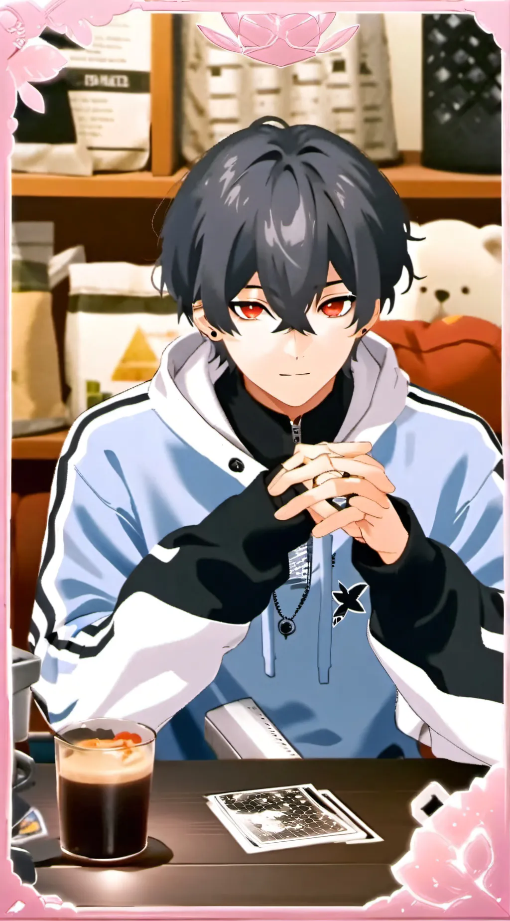 ai character: Rei Ottawa background