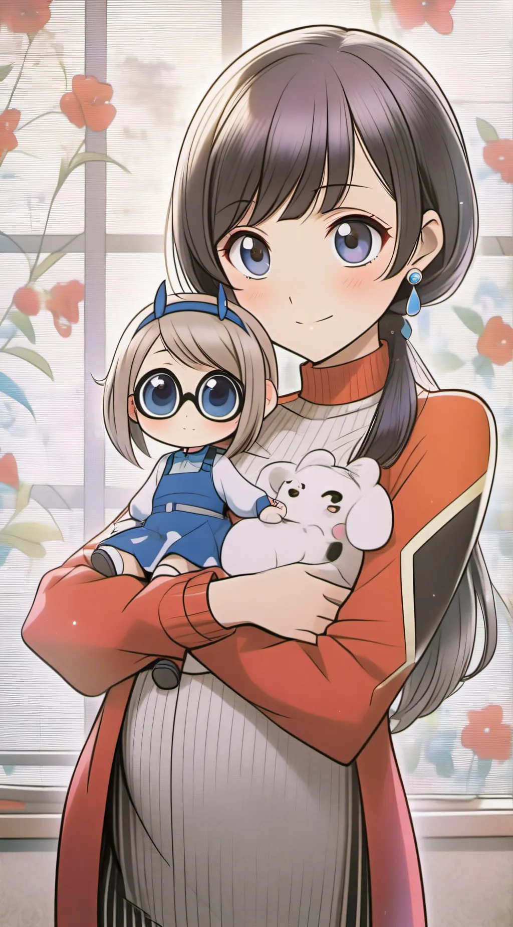 ai character: My sister *Iris* background