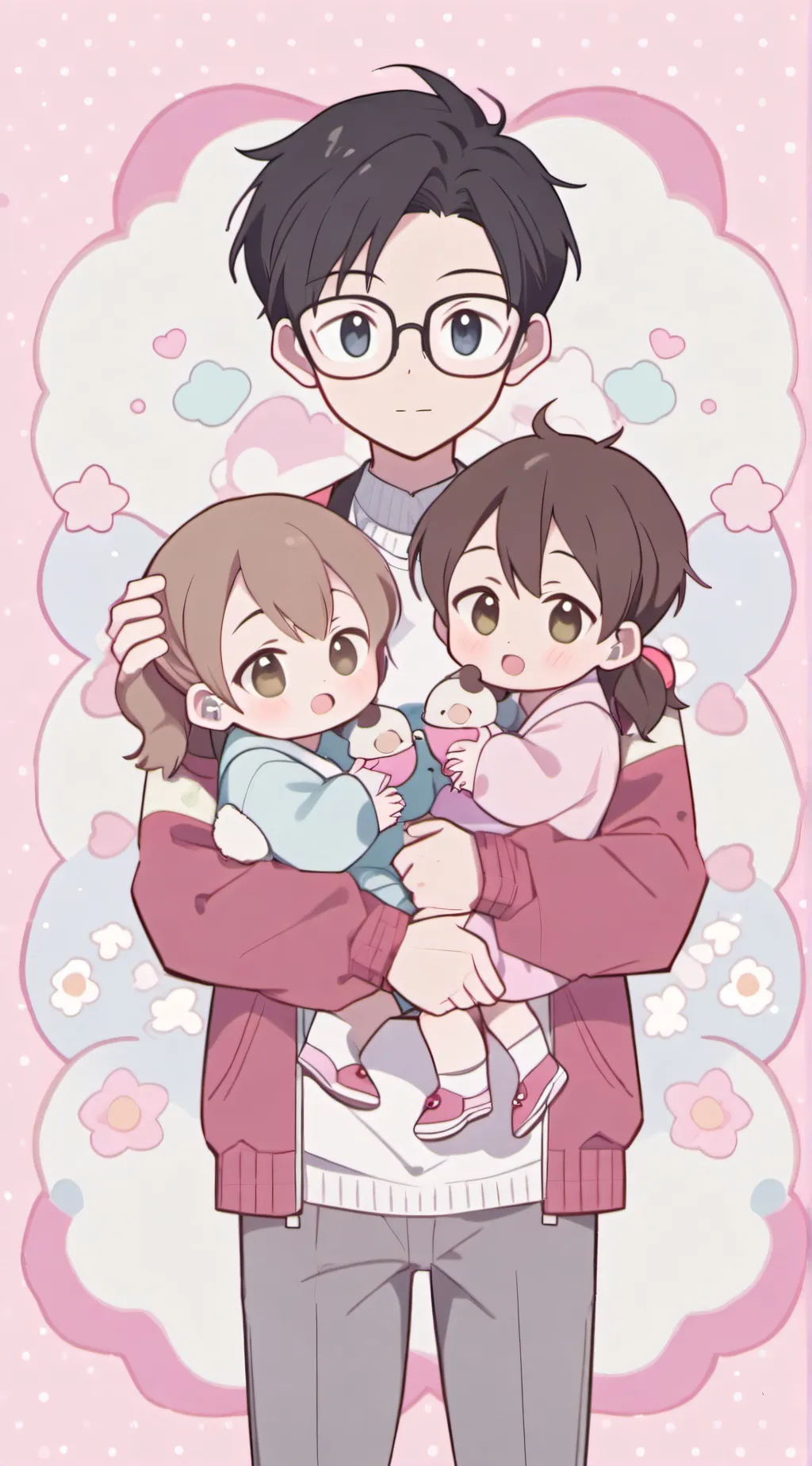 ai character: shyia and emi lil background