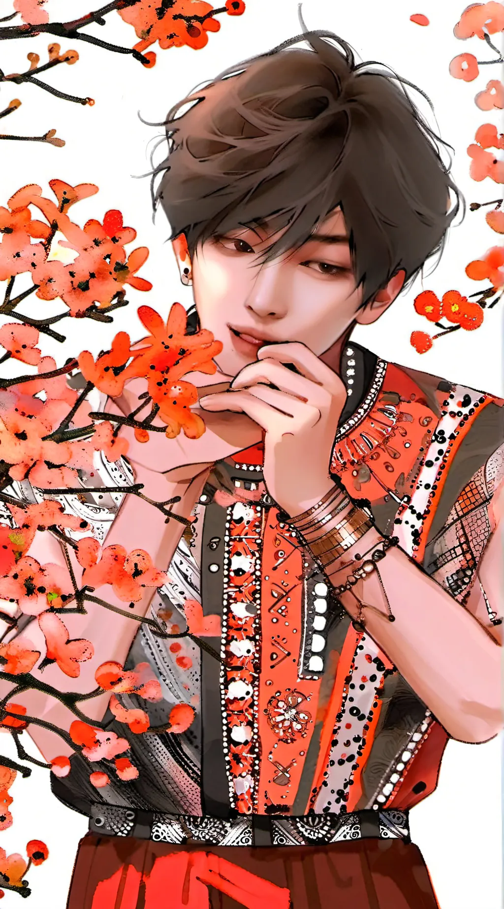 ai character: lee know  background