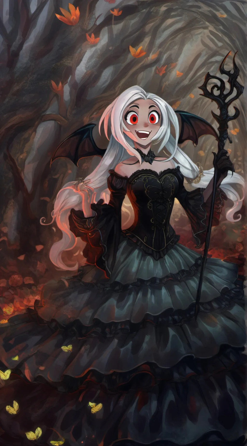 ai character: гарем background