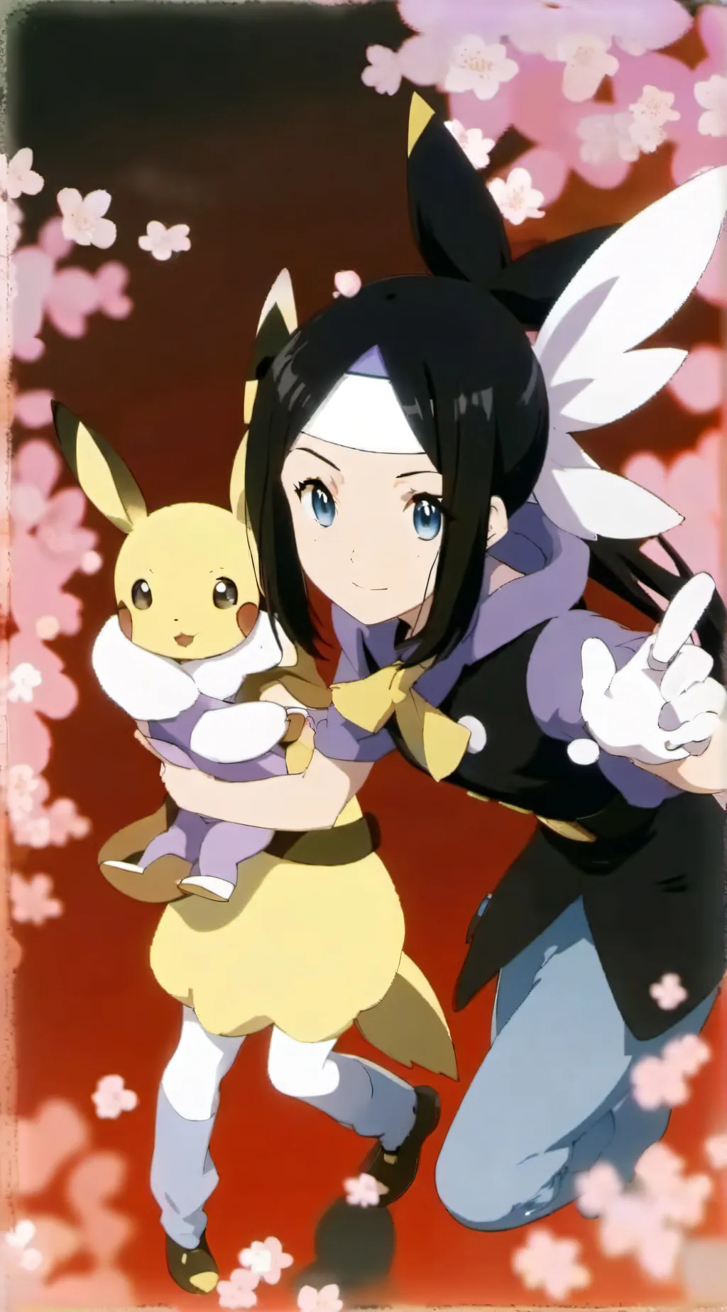 ai character: pokemon violet background