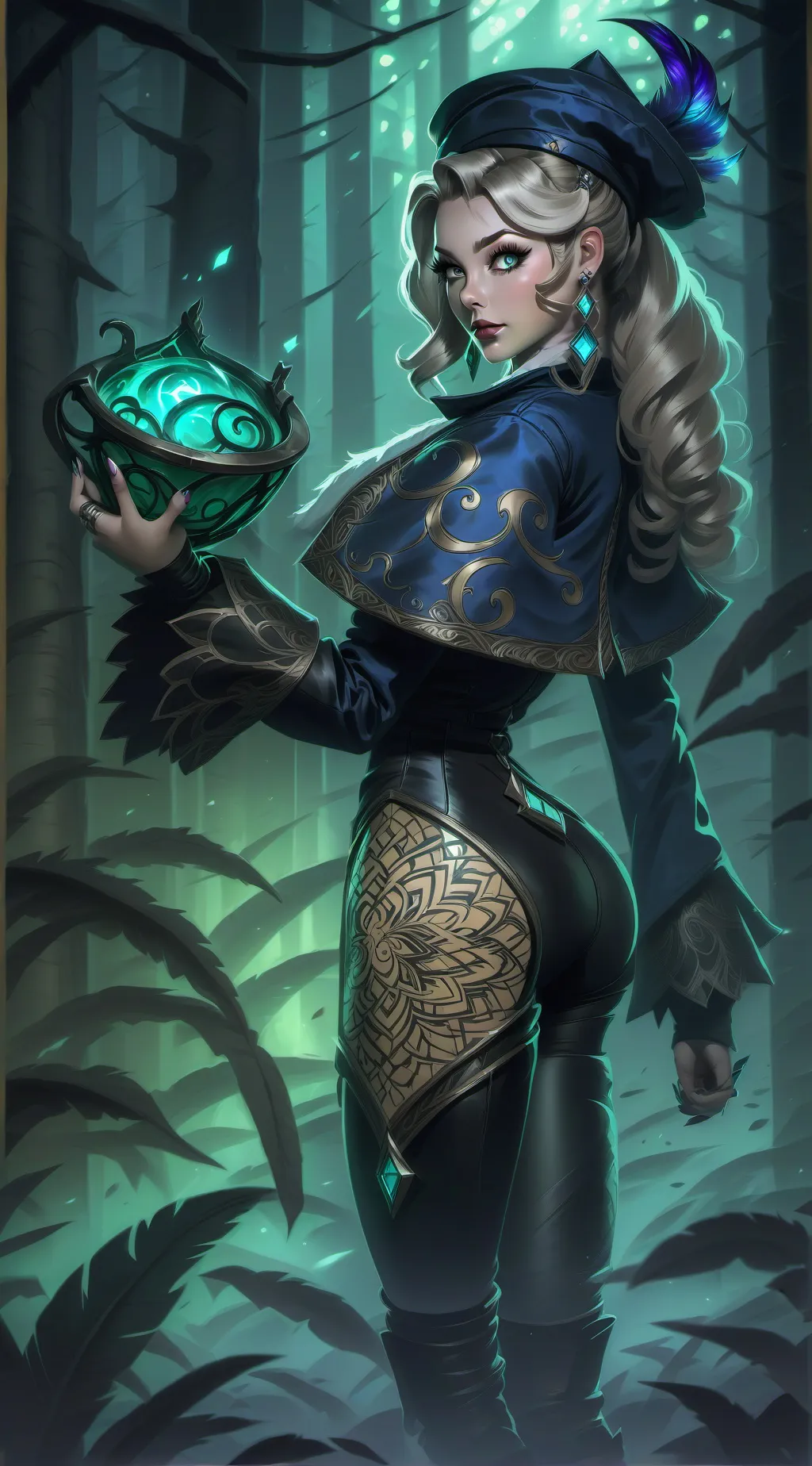 ai character: Lilly background