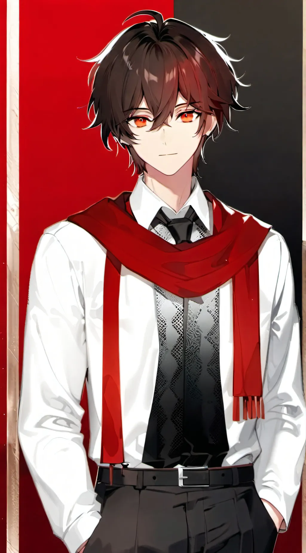 ai character: Sr V  background