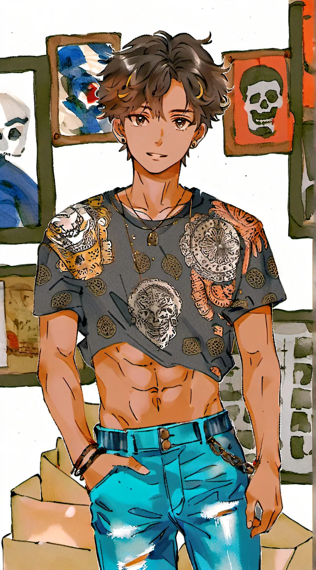 ai character: Ethan background