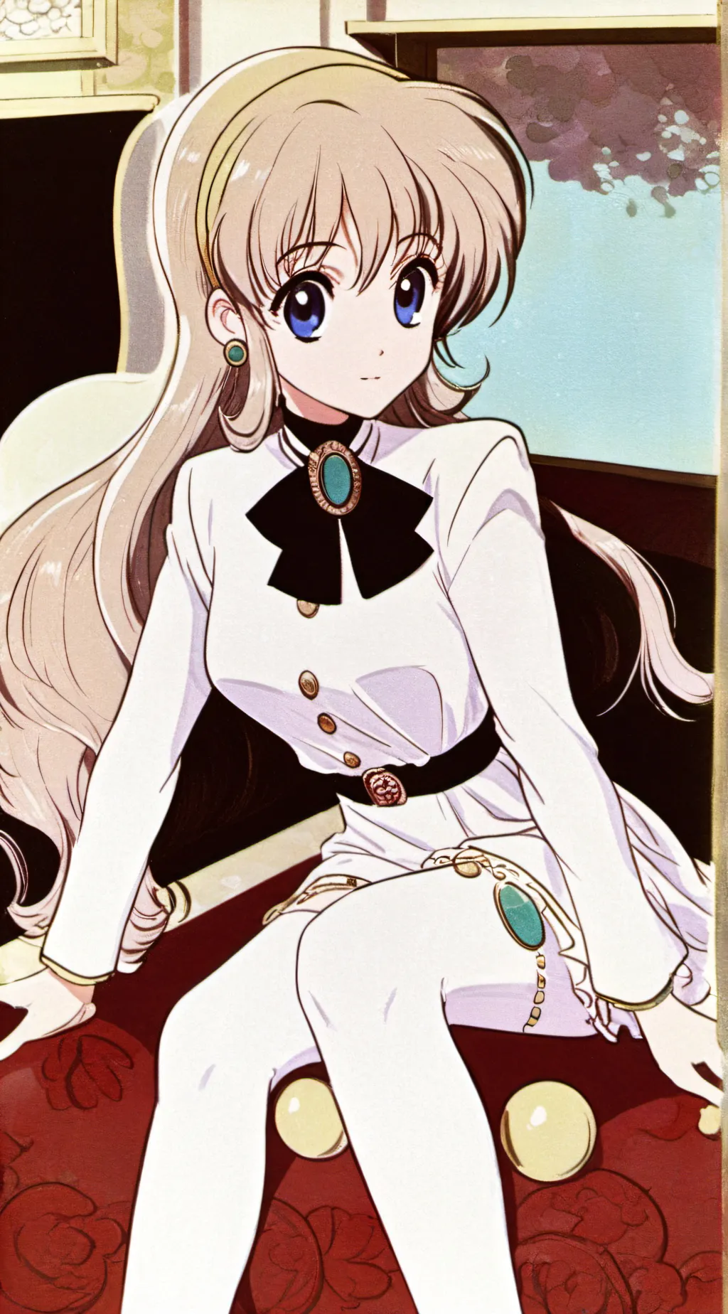 ai character: showa background