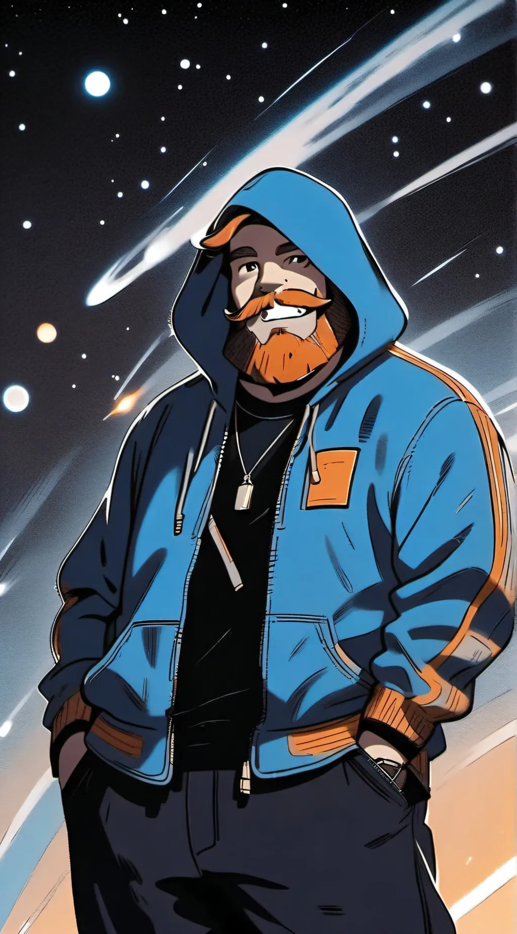 ai character: Caesoh  background