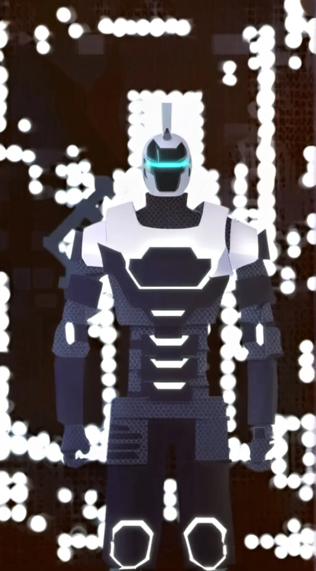 ai character: Titan tv man background