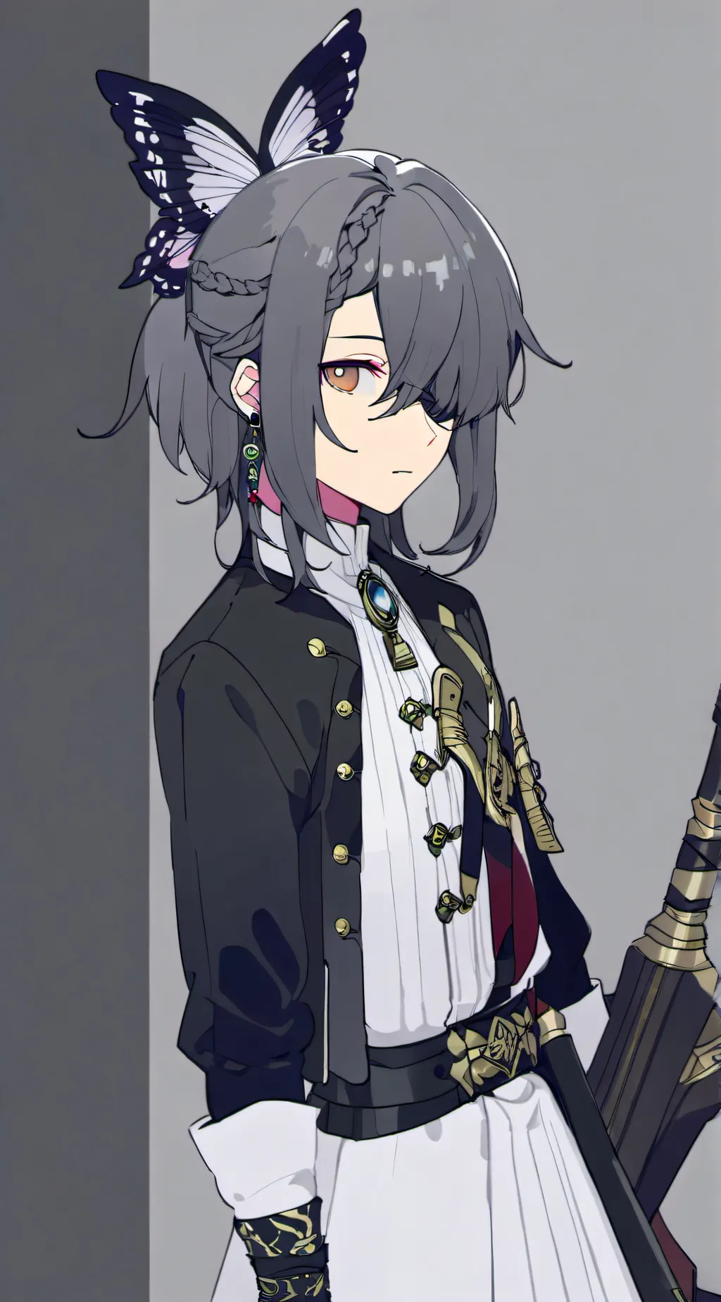 ai character: blank background