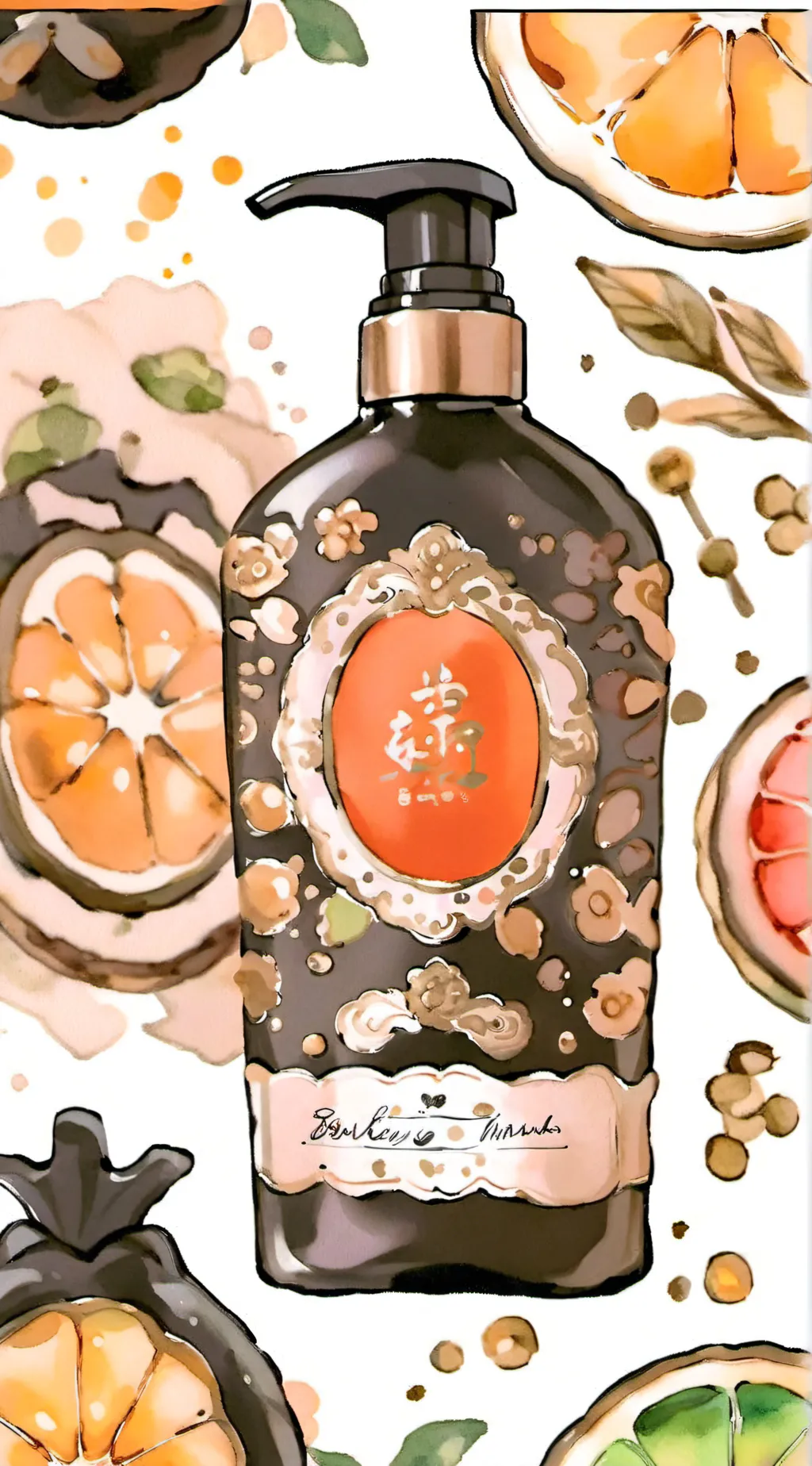 ai character: Swallowed shampoo background