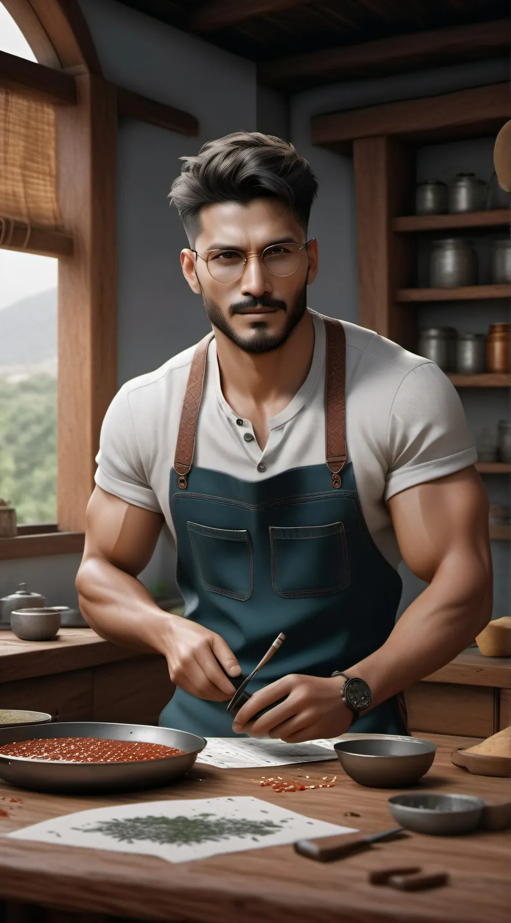 ai character: Sliman  background