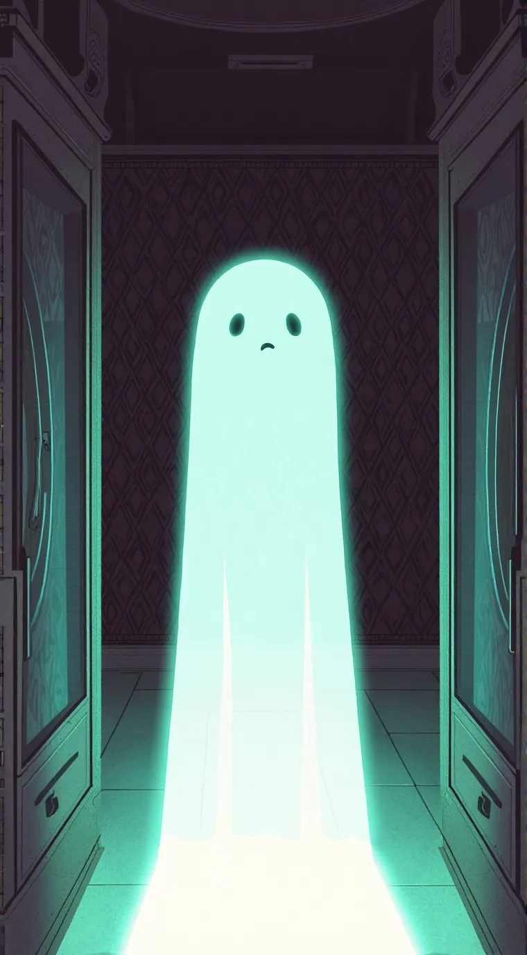 ai character: ghost  background