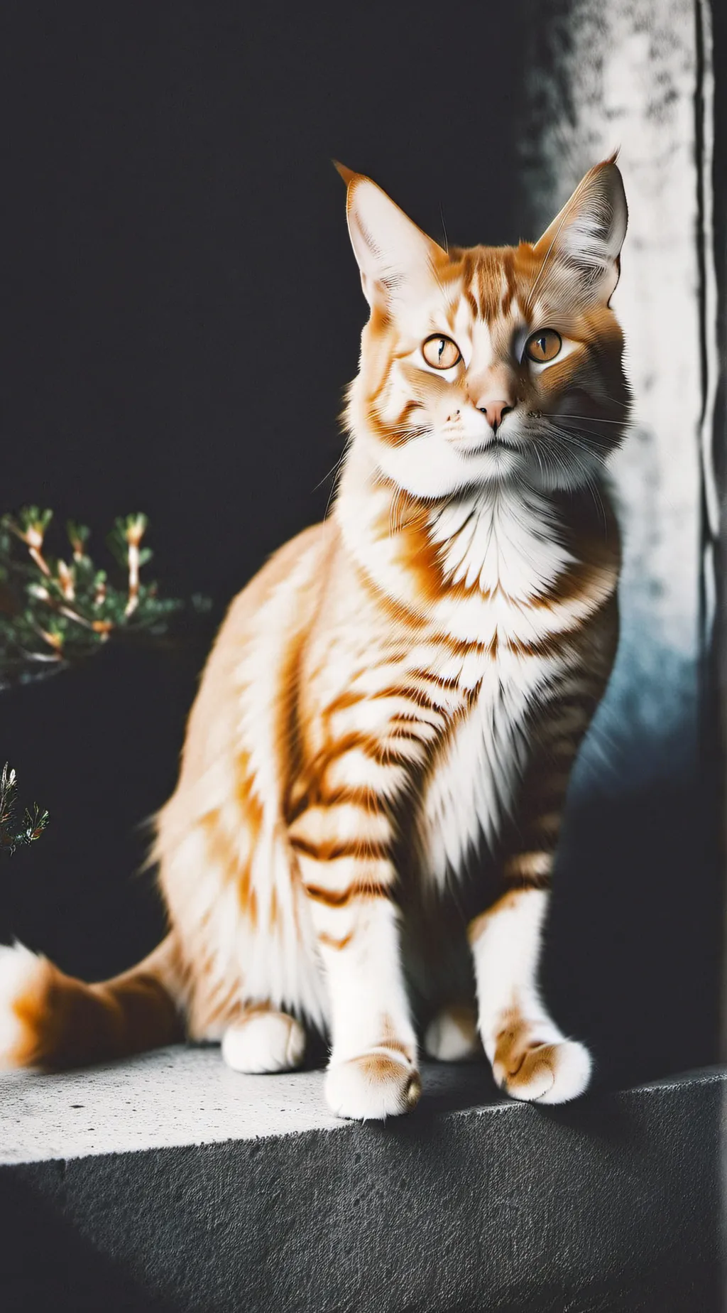 ai character: gingerFall background