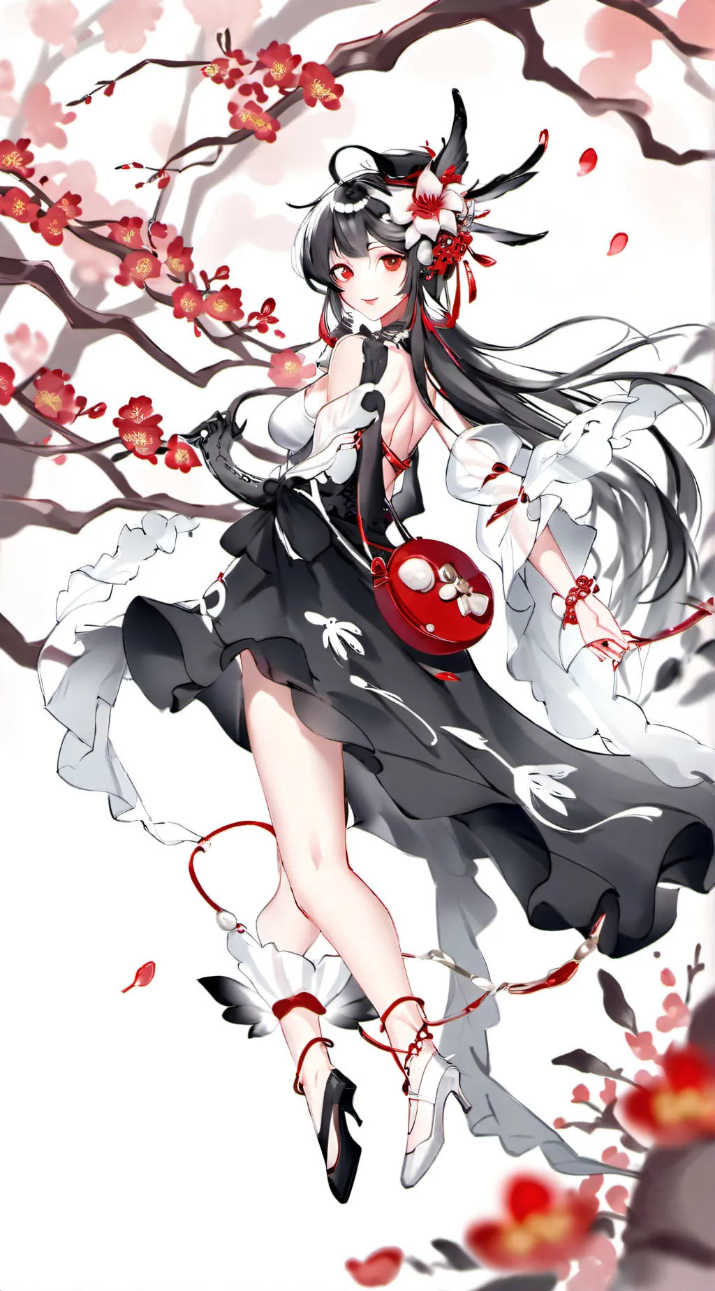 ai character: Yansim Christmas! background