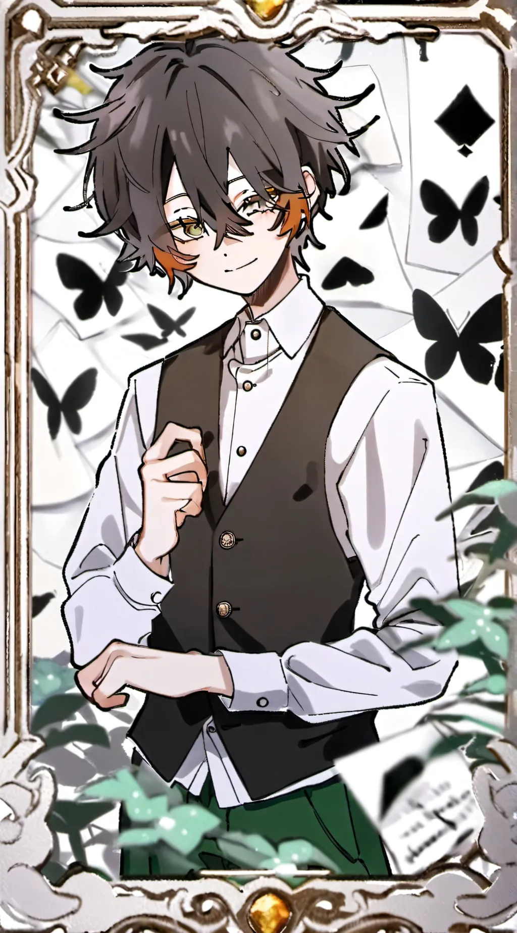 ai character: Xavier  background