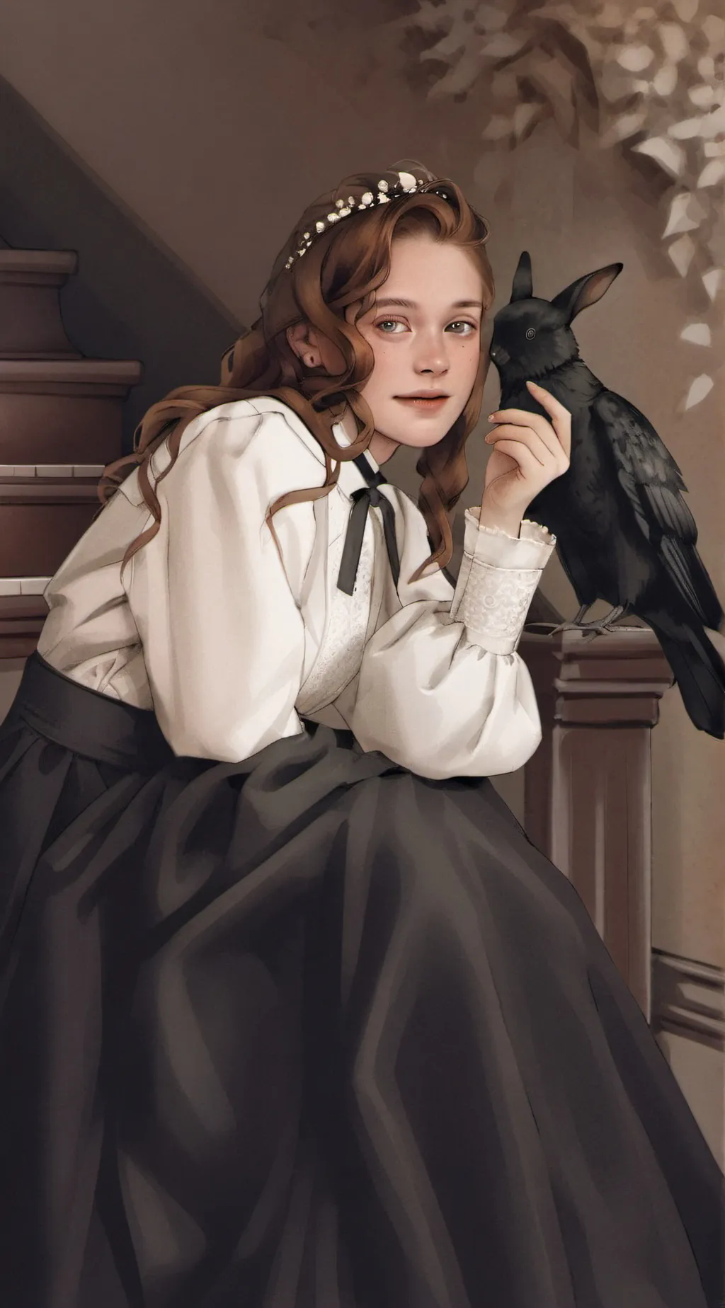 ai character: Molly Ana  background