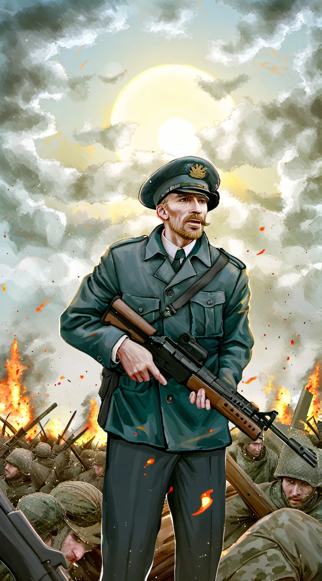 Talkie AI - Chat with World war 3