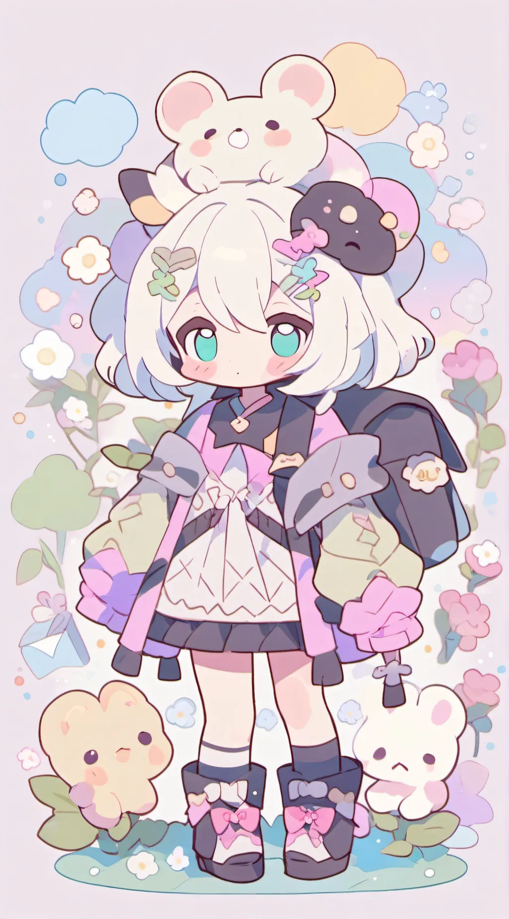 ai character: lovey background