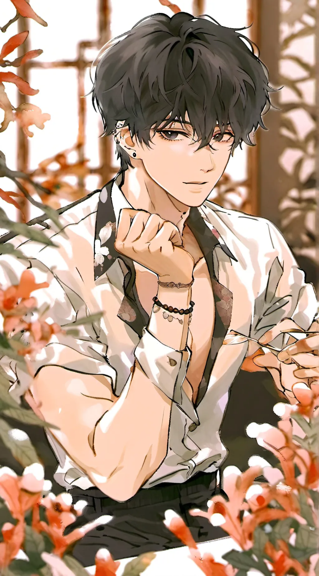 ai character: ×•☆Zack☆•× background