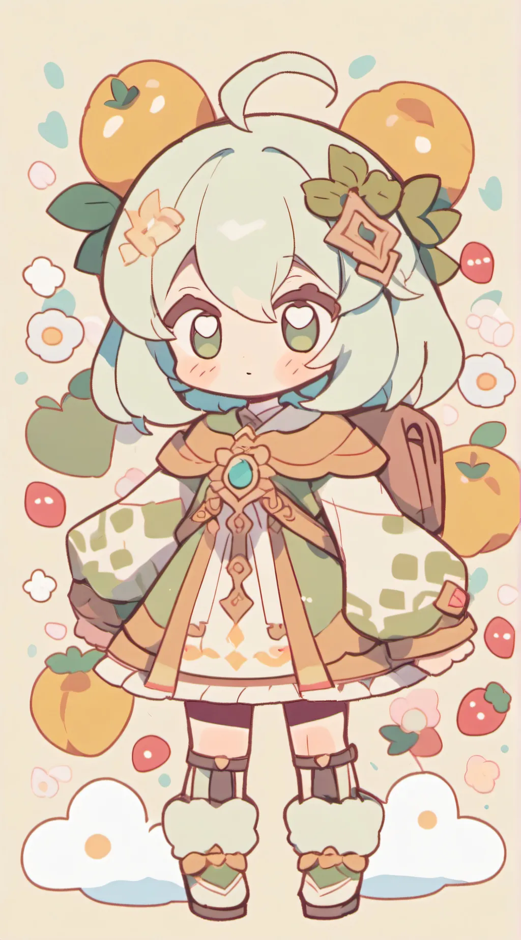 ai character: This is vee and ve background