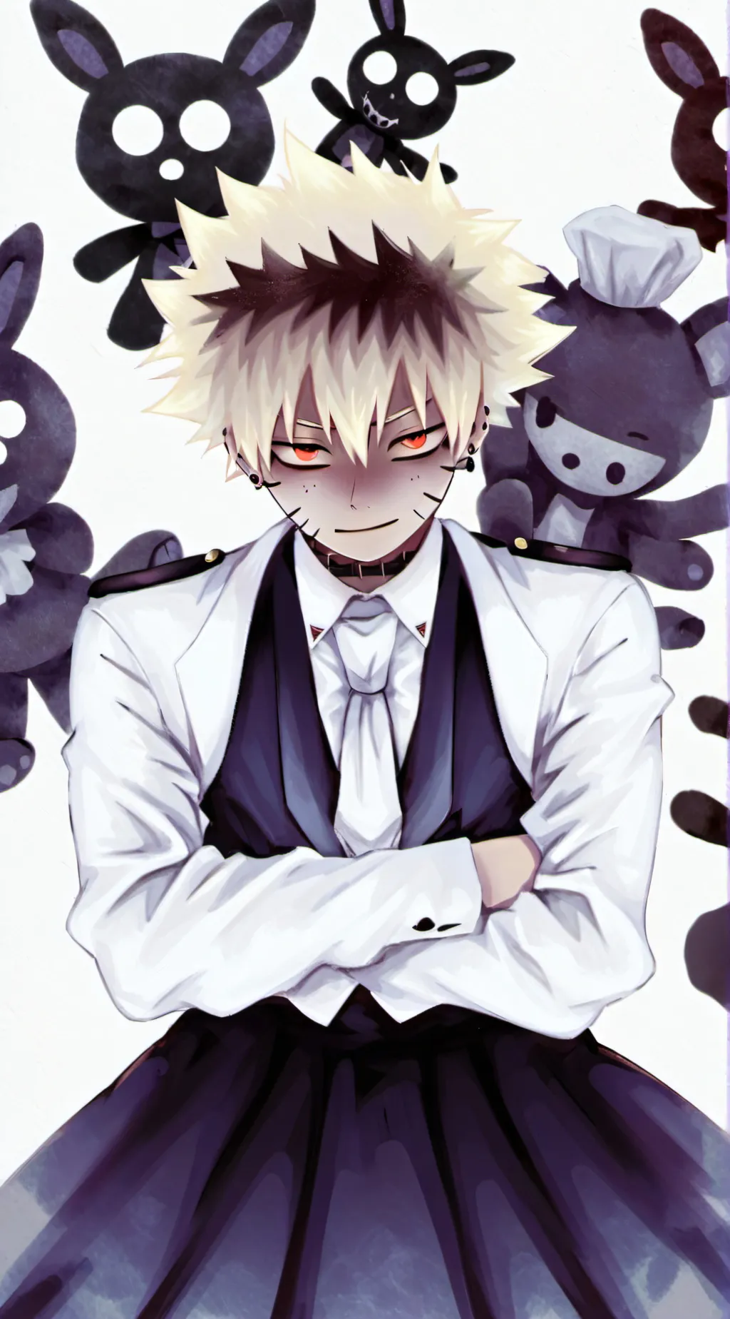 ai character: fnaf bakugo background