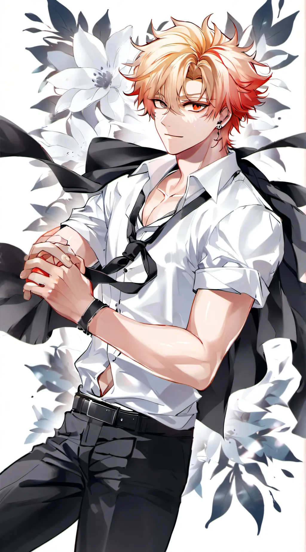 ai character: Bakugo  background