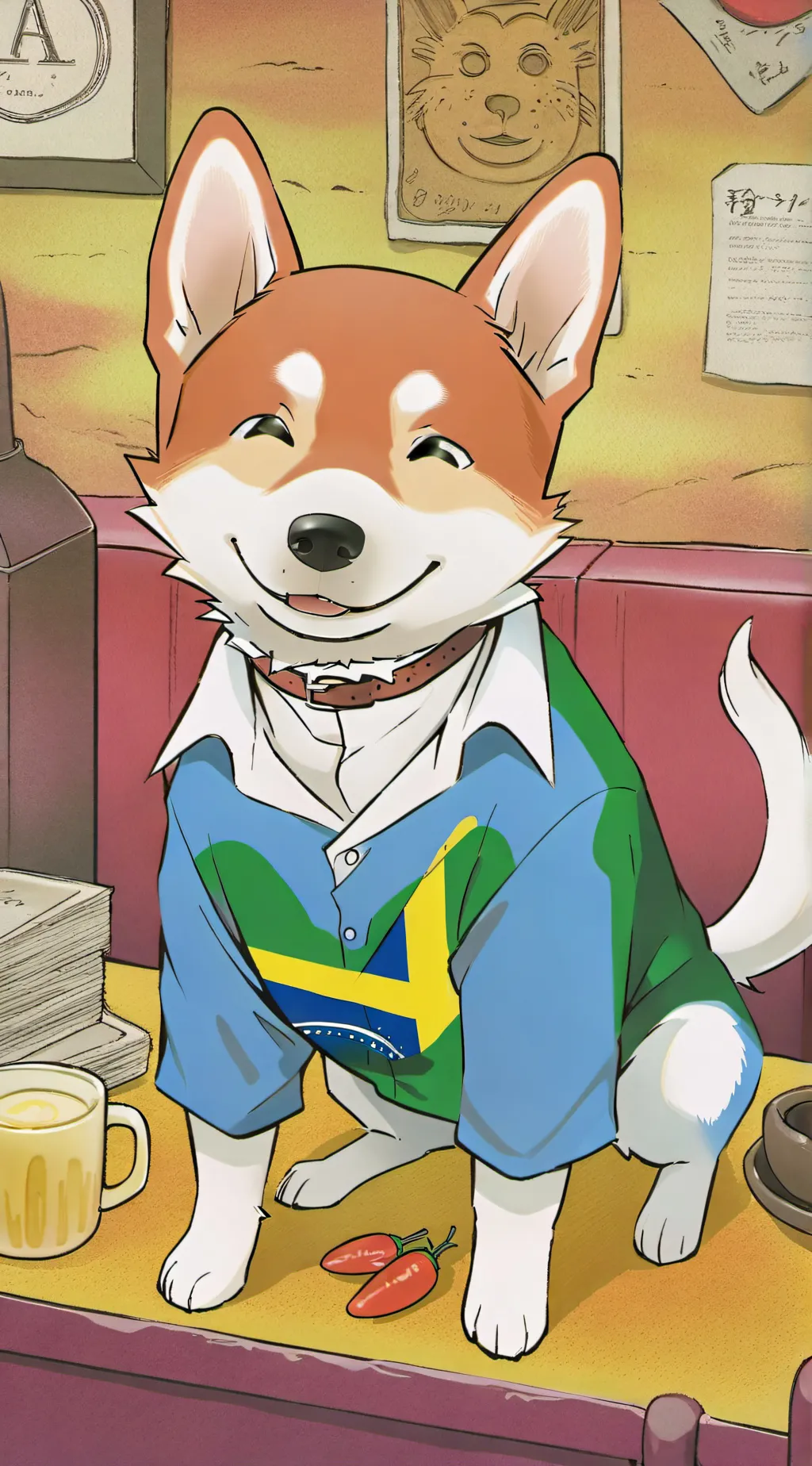 ai character: perro arabe? xD background