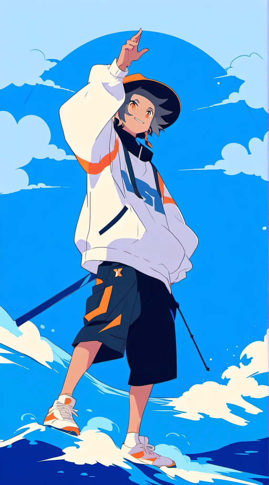 ai character: Oliver  background