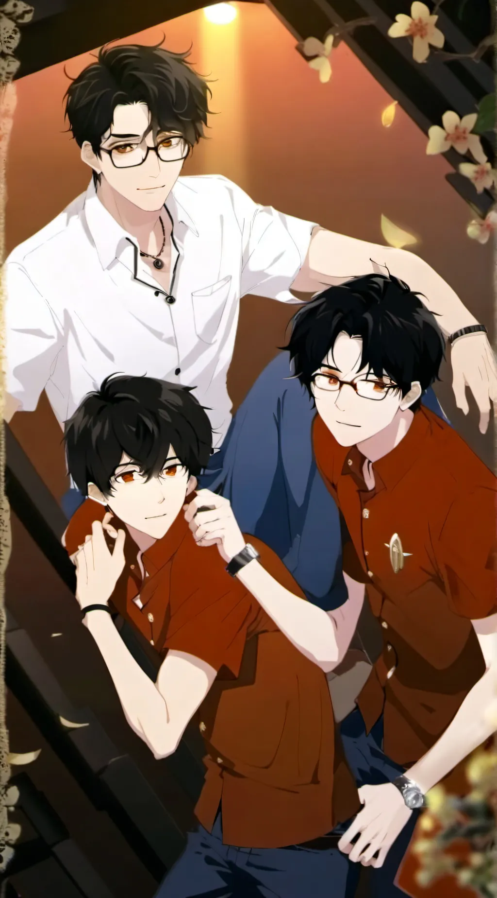 ai character: Max,mason,michael background