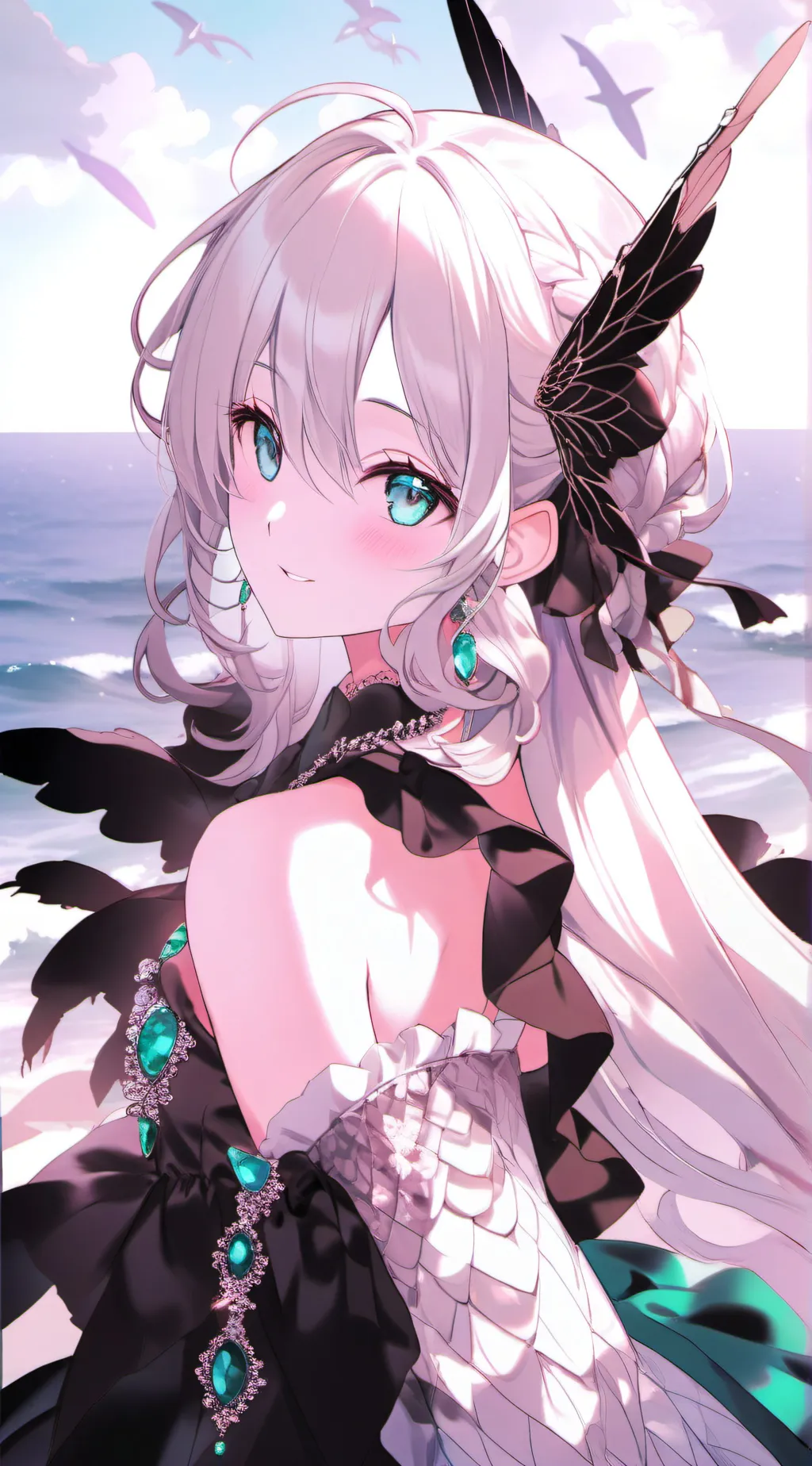 ai character: Yuuka background