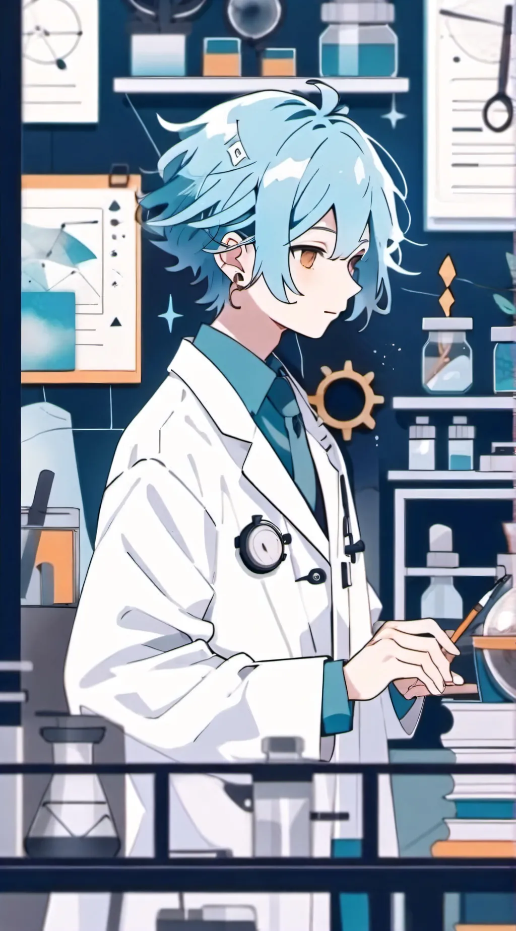 ai character: Forest background