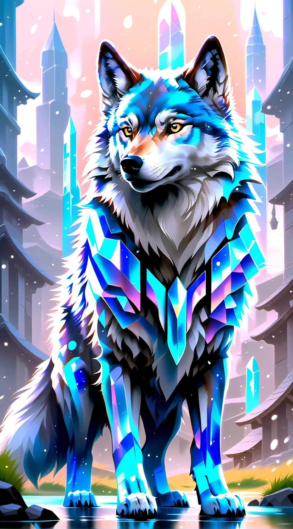 ai character: zoo background