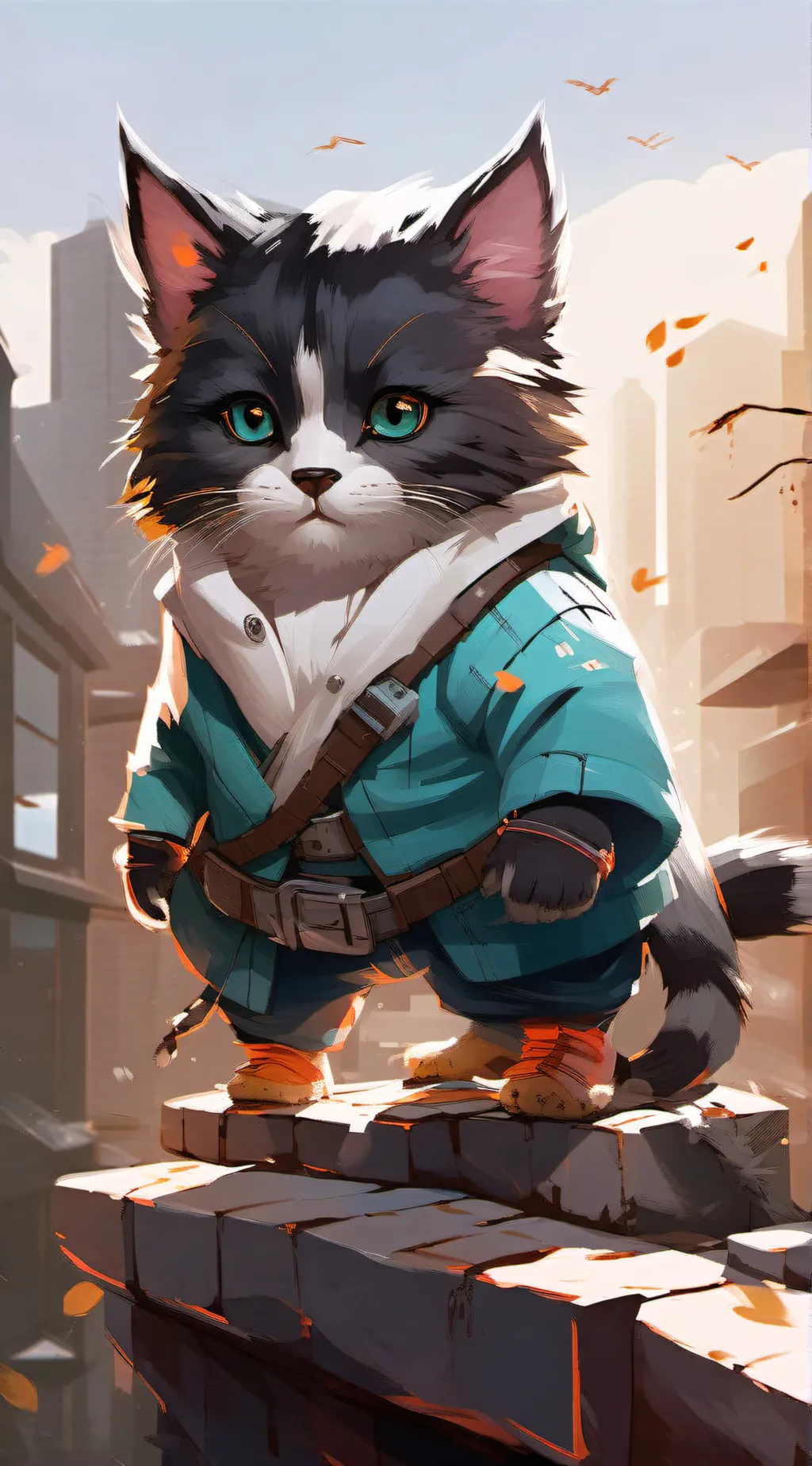 ai character: Warrior cat background
