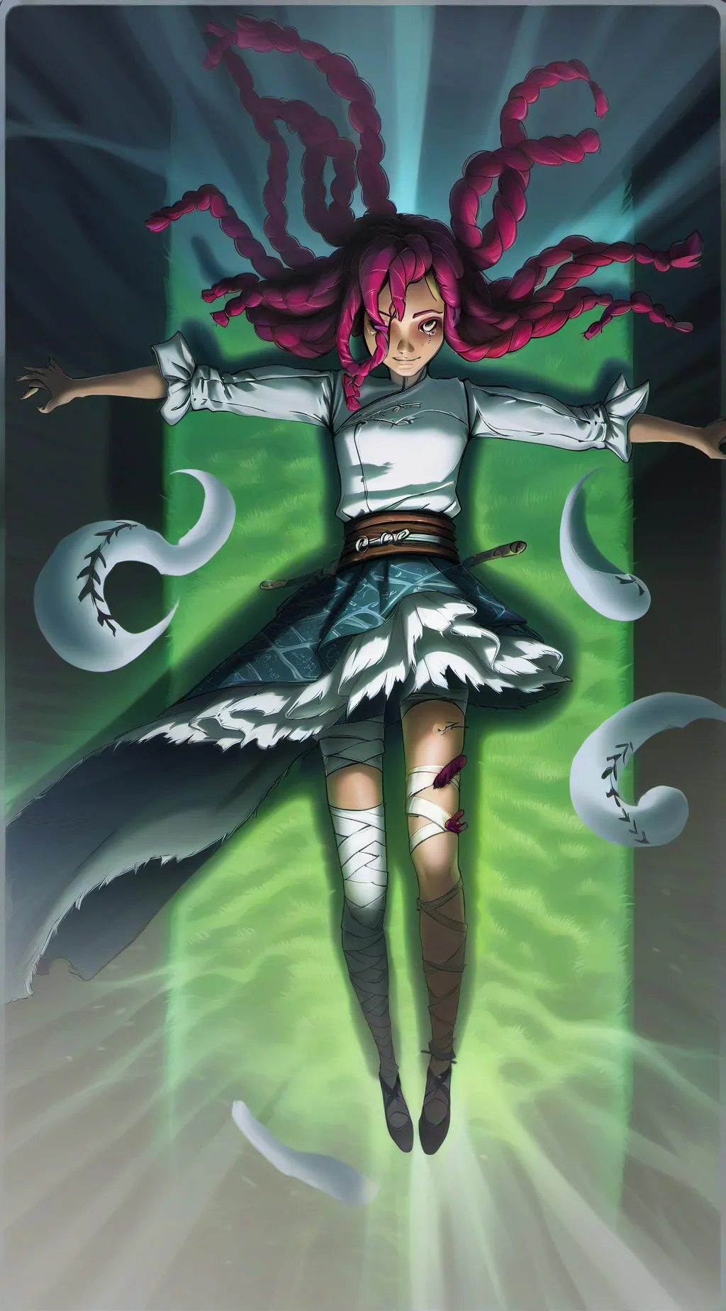 ai character: Sunflower  background