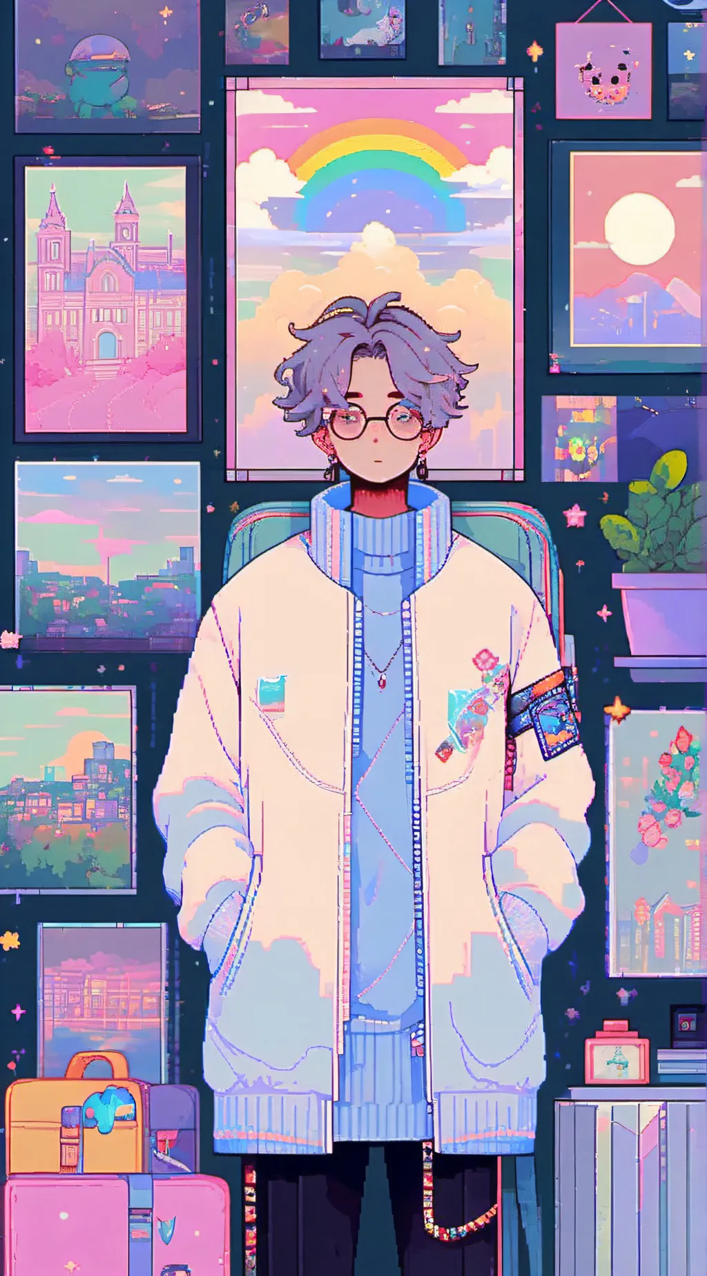 ai character: Nylon  background