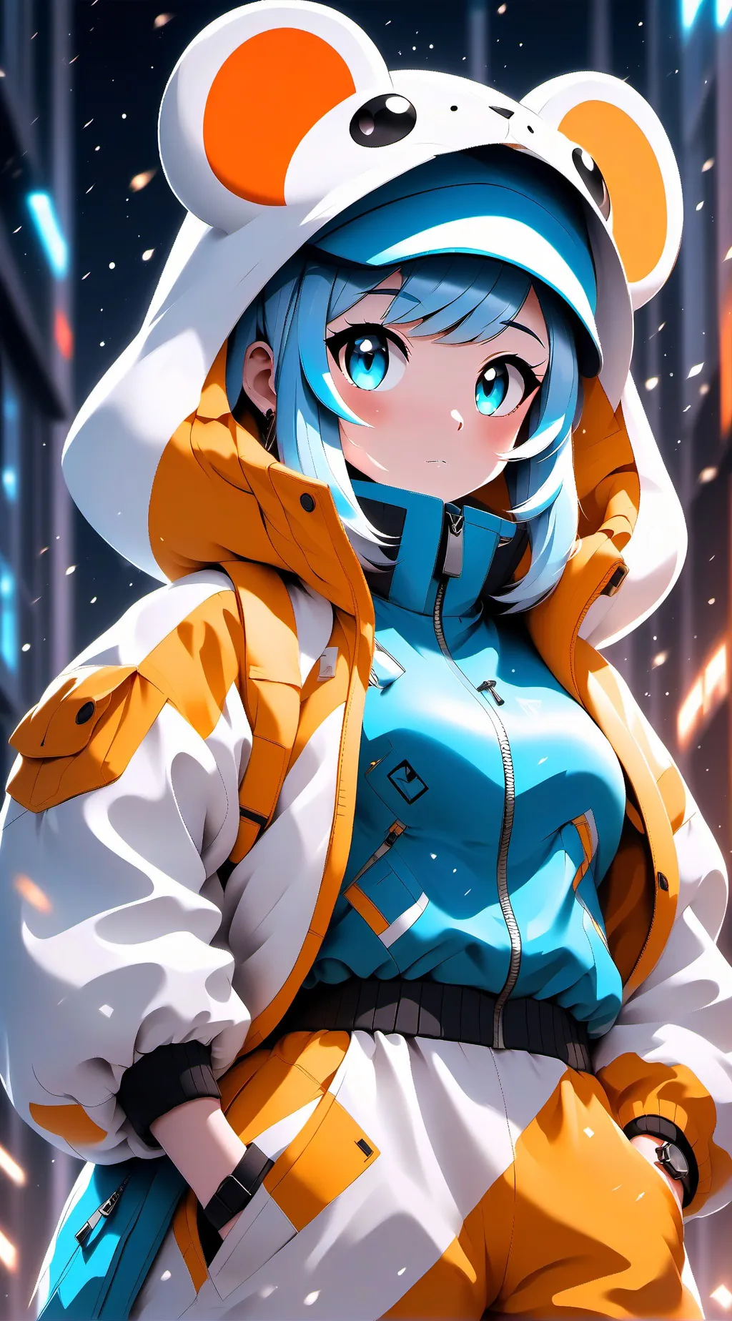 ai character: Lily  background