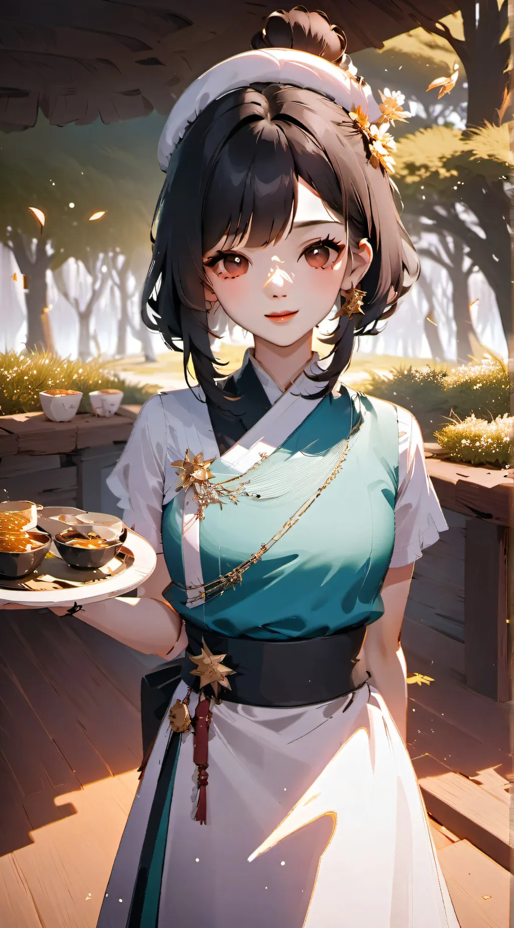 ai character: shop background